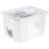 Keeeper opbergbox Karolina Stitch, 30 liter, transparant PP, 350x450x270 mm