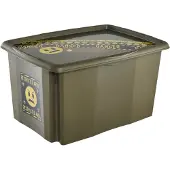 Keeeper opbergbox Karolina Emoji Danger, 45 liter, olijfgroen, 40x55x30 cm