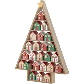 Bloomingville Adventskalender rood Calvin 61cm