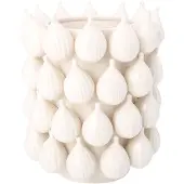 House of Nature Vaas Sabanilla vijg wit 27cm
