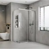 Boss & Wessing Nisdeur bws linea 120x200 cm soft-close aluminium profiel chroom