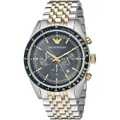 Giorgio Armani Emporio AR8030 Tweekleurig Tazio Chronograaf Herenhorloge
