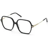 Nina Ricci Bril - - VNR432 - Acetaat - Zwart (Glanzend zwart) - Maat 54