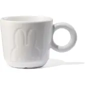 HEMA Theemok 280ml aardewerk wit nijntje