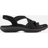 SKECHERS Reggae Slim Sandalen zwart Textiel Maat 42