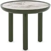 Kartell K-Top Tafel Ø 60 cm x H 50 cm | Symphonie|Green