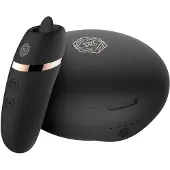 Rosy Gold – Licking Stimulator met Luxe Oplaadcase – Zwart