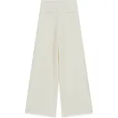 GUESS Wide leg stoffen broek met labelapplicatie, model 'OLYMPE'