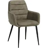 MX Sofa Eetkamerstoel Bailey - Microvezel - Liver - MxSofa