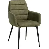 MX Sofa Eetkamerstoel Bailey - Microvezel - Mossgroen - MxSofa