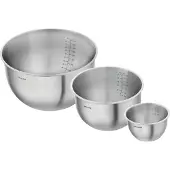 Zwilling - Fresh & Save Bowls - Silver - S/M/L / 3-pcs