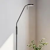 LumenXL Vloerlamp Lumina in zwart met geïntegreerde LEDs