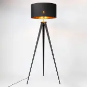 LumenXL Tripod staande lamp met stoffen lampenkap - Tessuto