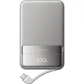 EcoFlow Rapid Magnetische Powerbank 10.000 mAh – Zilver – Extra Capaciteit & Snel Opladen