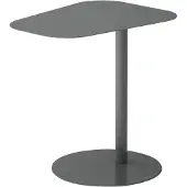 En.casa Bijzettafel Nastätten 50x50x38 cm grijs mat []