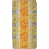 Cawö Handdoek Cawö Cashmere Jacquard Lichtoranje (set van 3)