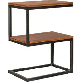 Wohnling Bijzettafel AKOLA sheeshamhout 45x60x30 cm
