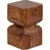 Wohnling Bijzettafel sheeshamhout bruin 45 cm