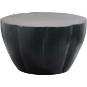 Wohnling Salontafel aluminium zwart 60 cm rond