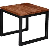 Wohnling Bijzettafel sheeshamhout 45x40x45 cm