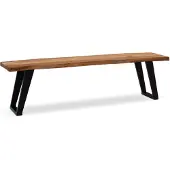Wohnling Eetkamerbank acaciahout U-poten 140 cm