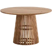 Wohnling Eettafel acaciahout bruin rond 120 cm