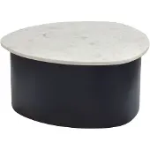 Wohnling Salontafel zwart marmer 63 cm rond