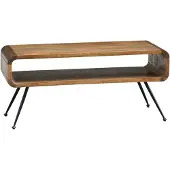 Wohnling Salontafel mangohout 105 cm met opbergvak