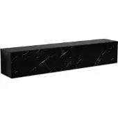 Wohnling Tv-meubel zwart 160 cm breed hangend
