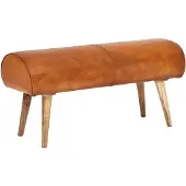 Wohnling Bank leer bruin 100 cm breed - WL6.086