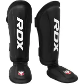RDX Sports Scheenbeschermers Shin Instep King - Zwart - XL