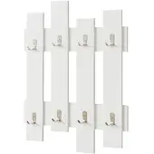 En.casa Wandkapstok Raseborg 80x60x3 cm wit []