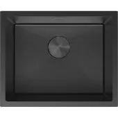 Mexen Trixo stalen spoelbak 1-kom. 540 x 440 , zwart HC - 6414541000-70HC