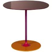 Kartell Thierry Bijzettafel H 45 cm | Burgundy