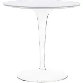 Kartell Tip Top Tafel Standard | Glossy White|Crystal