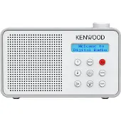 Kenwood CR-M25DAB Draagbare DAB+ radio met automatische veiligheidswaarschuwingsfunctie - Wit