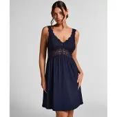 Hunkemoller Negligé 'Nora' navy