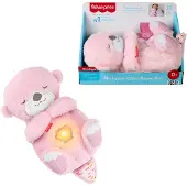 Fisher-Price Bedtijd Otter - Roze pluchen babyspeelgoed