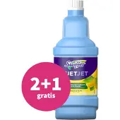 Swiffer WetJet dweilsysteem - dubbele spray - Trap & Lock technologie