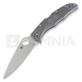 Spyderco Endura 4 vouwmes, FRN, Flat Ground, grijs