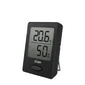 Duux Sense Hygrometer en Thermometer Zwart