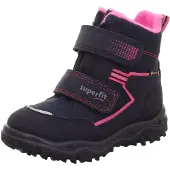 Superfit Snowboots 'HUSKY' navy / zilvergrijs / fuchsia