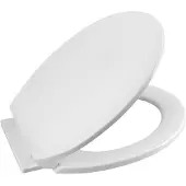 Aqualine Esmeralda Soft Close toiletzitting, wit