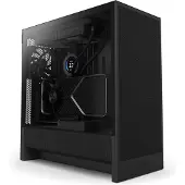 NZXT PC-behuizing H5 FLOW Mid-tower Zwart met zijpaneel van gehard glas