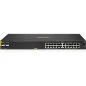 HP Aruba Networking CX 6100 24G Klasse 4 PoE 4SFP+ 370W switch, beheerd, L3, Gigabit Ethernet (10/100/1000), ondersteuning voor Power over Ethernet (PoE), rackmontage, 1U