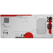 Trust GXT 759 XXL Gaming Muismat - 90x40cm - Gestikte randen & antislip - Japan - Wit/Rood