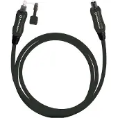OEHLBACH Toslink Optische audio aansluitkabel [1x Toslink-stekker (ODT) - 1x Toslink-stekker (ODT)] 0.50 m Zwart OPTO S