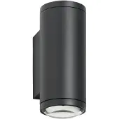 LCD LED-wandlamp buiten 5156, dimbaar, zwart, Aluminium, Modern, LED wandlamp buiten