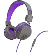 JLab IEUHJKSTUDIORGRYPRP6, Kabel, 20 - 20000 Hz, Muziek, 109,2 g, Koptelefoon, Blauw, Grijs, Paars