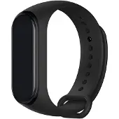 INF Xiaomi Mi Band 3/4 horlogeband siliconen zwart